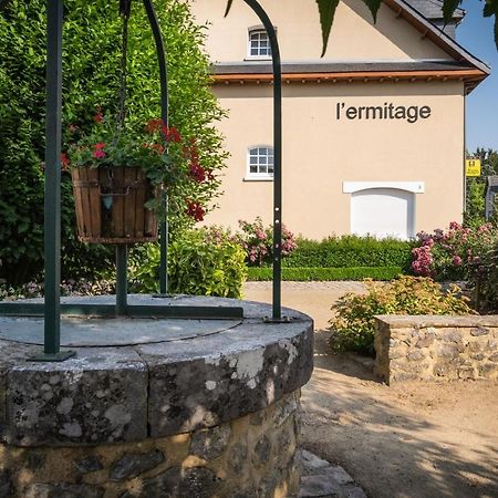 Logis L'Ermitage Hotel & Restaurant Saulges ภายนอก รูปภาพ