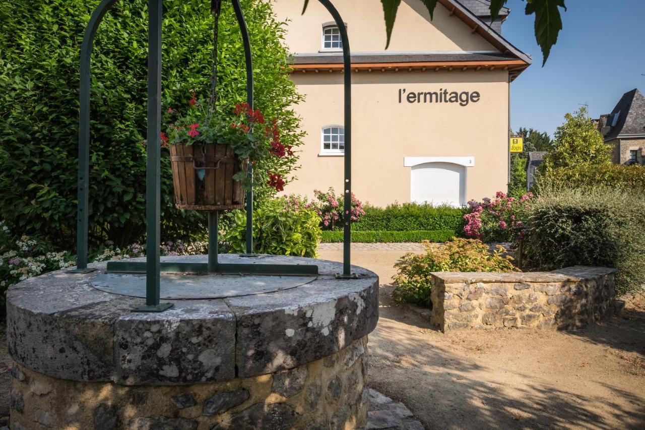 Logis L'Ermitage Hotel & Restaurant Saulges ภายนอก รูปภาพ